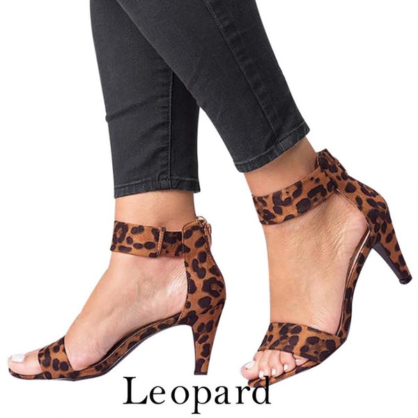 MoneRffi 2019 Women Fashion Heel Sandals  For Women High Heels Buckle Strap Female zapatos de mujer Dress Woman SandalS Shoes